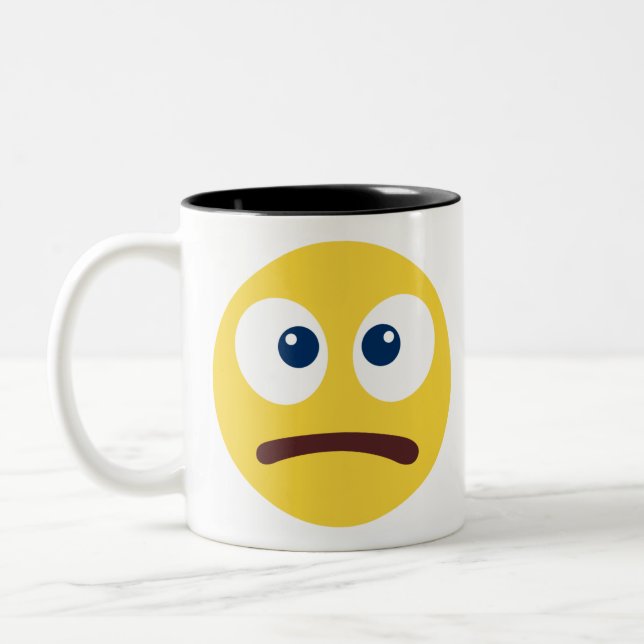 Taza Bicolor No es Emoji divertida (Izquierda)