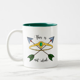 Taza Bicolor No es ideal Mug