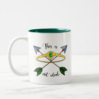 Taza Bicolor No es ideal Mug