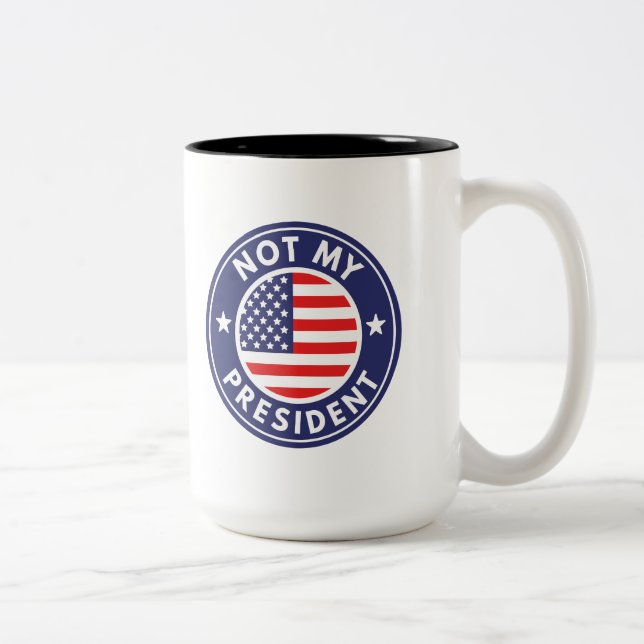 Taza Bicolor No es mi presidente (Derecha)
