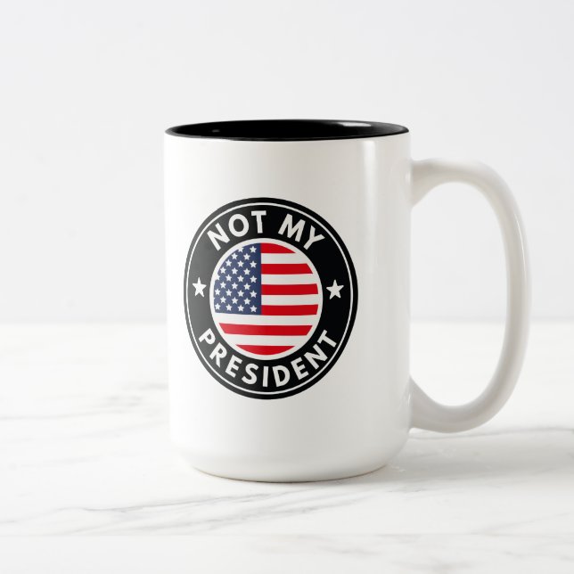 Taza Bicolor No es mi presidente (Derecha)