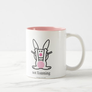 Taza Bicolor No escuchando