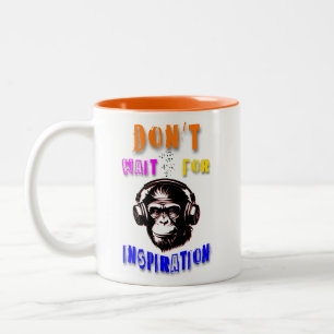 Taza Bicolor No Esperes Inspiración