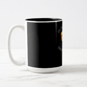 Taza Bicolor No estoy gritando estoy proyectando máscaras de ac
