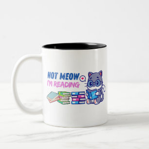 Taza Bicolor No, estoy leyendo el divertido y católico libro Mu
