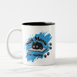 Taza Bicolor No estoy leyendo la frase graciosa Mug
