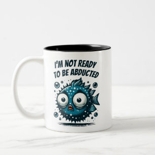 Taza Bicolor No estoy listo para ser abducido