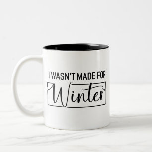 Taza Bicolor No Fui Hecho Para Regalo De Navidad De Temporada D