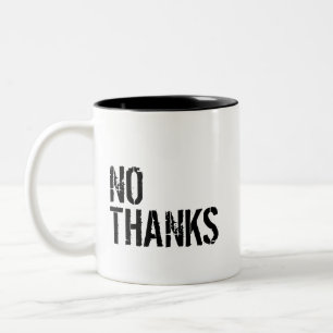 TAZA BICOLOR NO, GRACIAS-