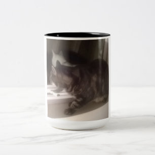 Taza Bicolor No hablar con usted Dave 444 ml Mug de dos tonos
