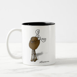 TAZA BICOLOR ¡NO HACEN LOS ALCES CON MI TAZA!!!