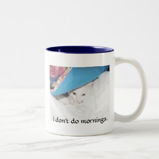 Taza Bicolor No hago mañanas