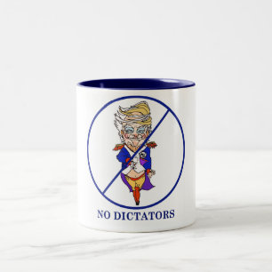 Taza Bicolor No hay café en los dictadores