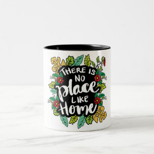 Taza Bicolor No Hay Lugar Como Casa