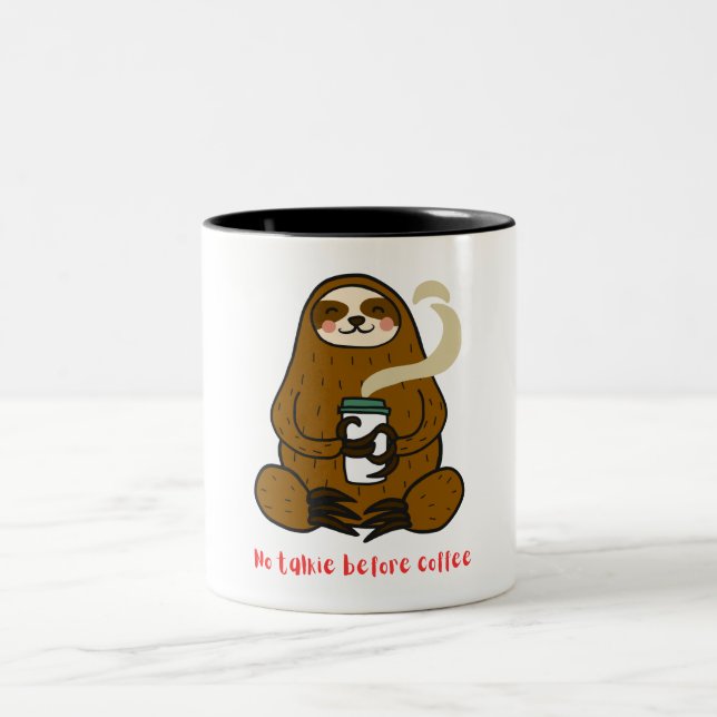 Taza Bicolor No hay talkie antes de Coffee mug (Centro)