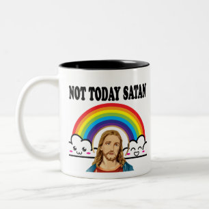 Taza Bicolor No hoy Satanás