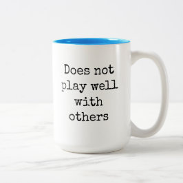 Taza Bicolor No Juega Bien Con Otros