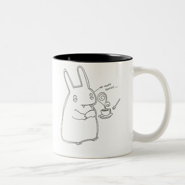 Taza Bicolor No más de café (Derecha)