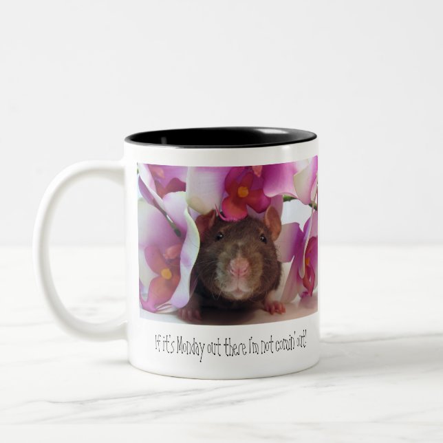 Taza Bicolor ¡No más de lunes! (Izquierda)