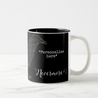 Taza Bicolor NO MÁS EL poema The Raven