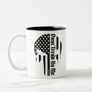 Taza Bicolor No me enseñes el cráneo #USAPatriotGraphics ©