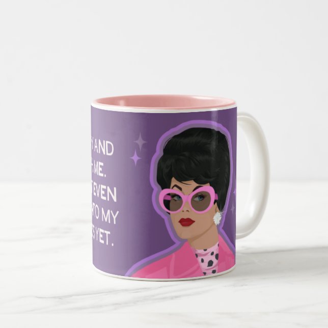 Taza Bicolor ¡No me hagas sumergirme en mis reservas! (Anverso derecho)