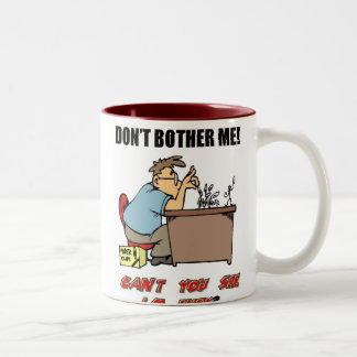 Taza Bicolor No me moleste que estoy ocupado