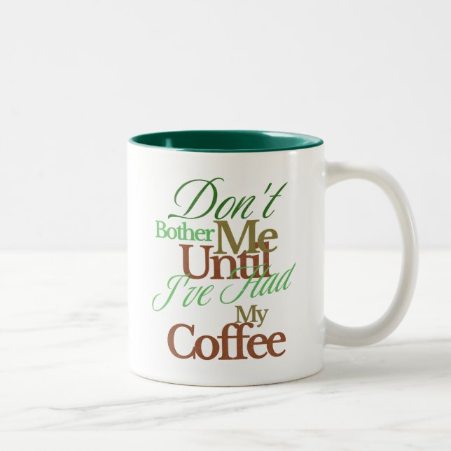 Taza Bicolor No me molestes Mug (Derecha)