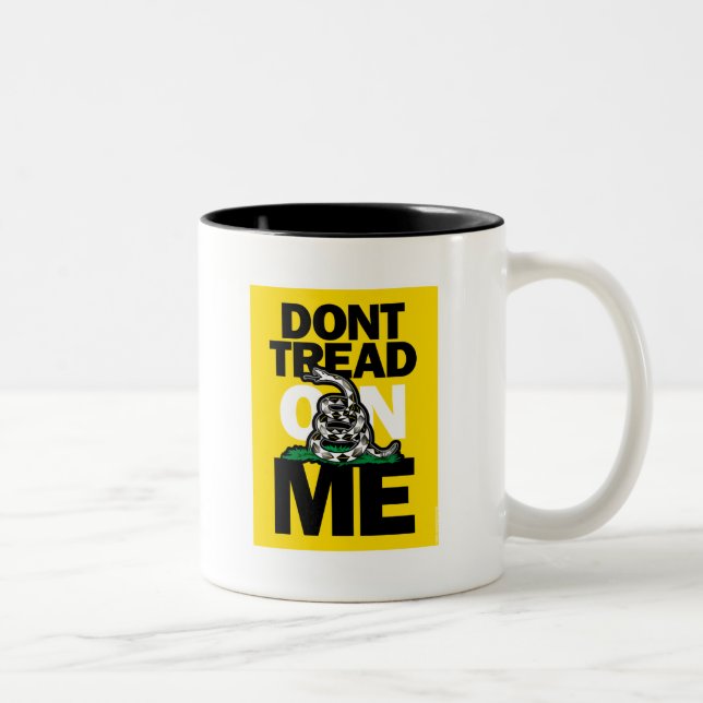 TAZA BICOLOR NO PISE EN MÍ (Derecha)