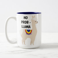No Prob Llama Cute Ilustracion