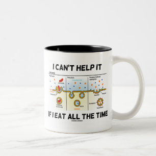 Taza Bicolor No puedo ayudarle si yo como todo el tiempo