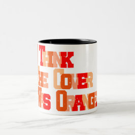 Taza Bicolor No puedo recordar el título, pero...