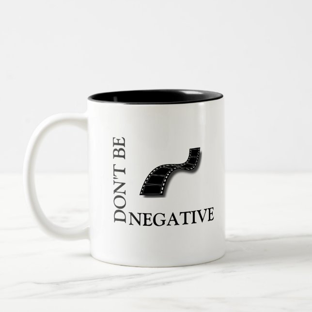 Taza Bicolor No seas NEGATIVO (Izquierda)