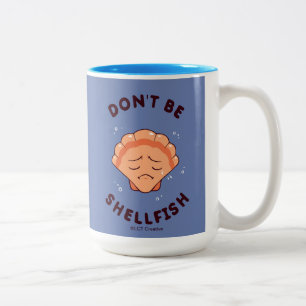 Taza Bicolor No seas pez espada