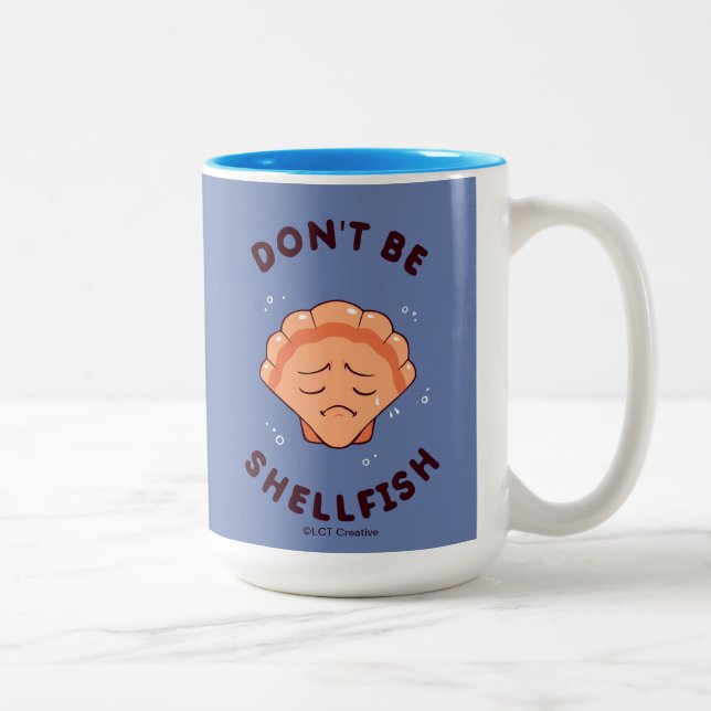 Taza Bicolor No seas pez espada (Derecha)