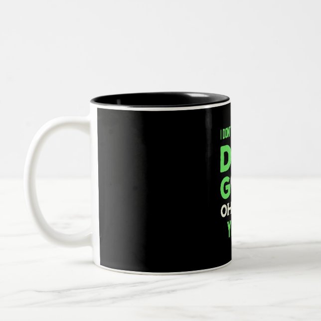 Taza Bicolor No siempre juego al disco Golf (Izquierda)