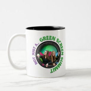 Taza Bicolor (no sólo a) Cumbre de Pantalla Verde