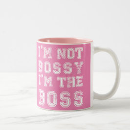 Taza Bicolor No soy Bossy Mug