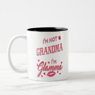 Taza Bicolor No soy la abuela, soy glamma