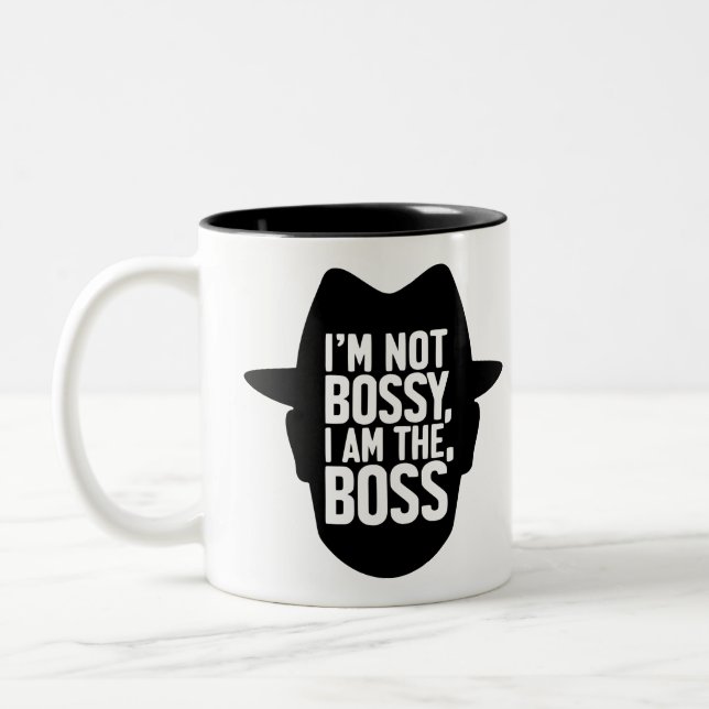 Taza Bicolor No soy mandona, soy la jefa (Izquierda)