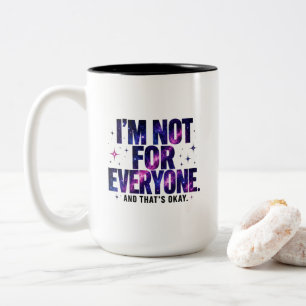 Taza Bicolor No soy para todos – Galaxia cósmica