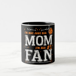 Taza Bicolor No soy solo su mamá, soy su fan #1