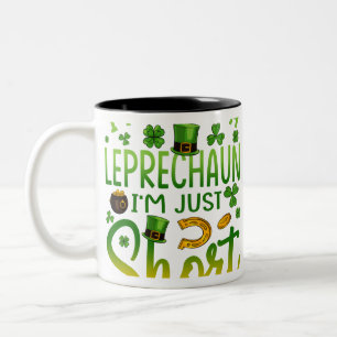 Taza Bicolor No soy un Leprechaun, soy el St Patrick's D