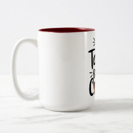 Taza Bicolor  No Talkie Before Coffee T-Shirt,