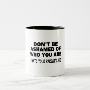 Taza Bicolor No te avergüences