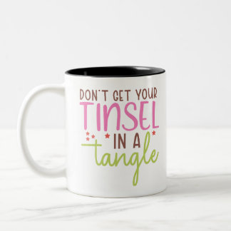 Taza Bicolor No te metes en una maraña
