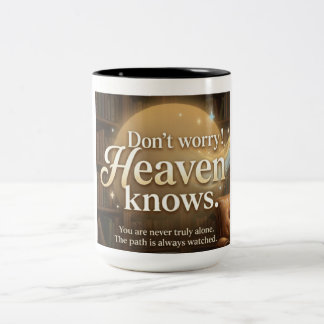 Taza Bicolor ¡No te preocupes! El cielo sabe 