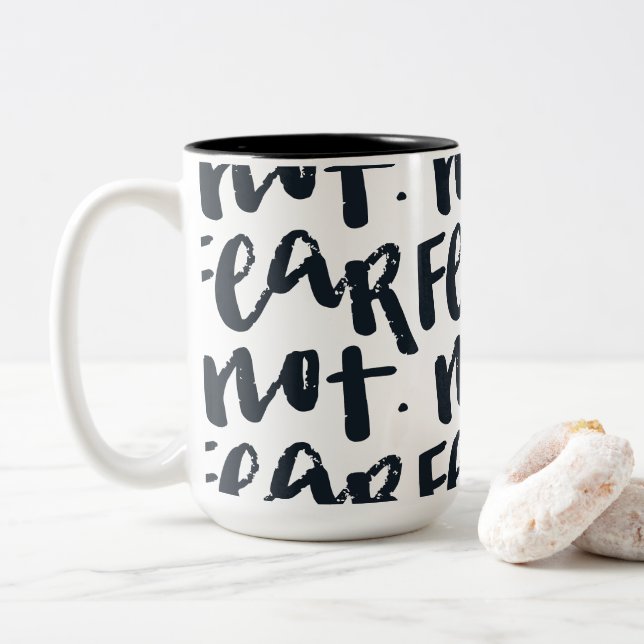 Taza Bicolor No temas (Con donut)