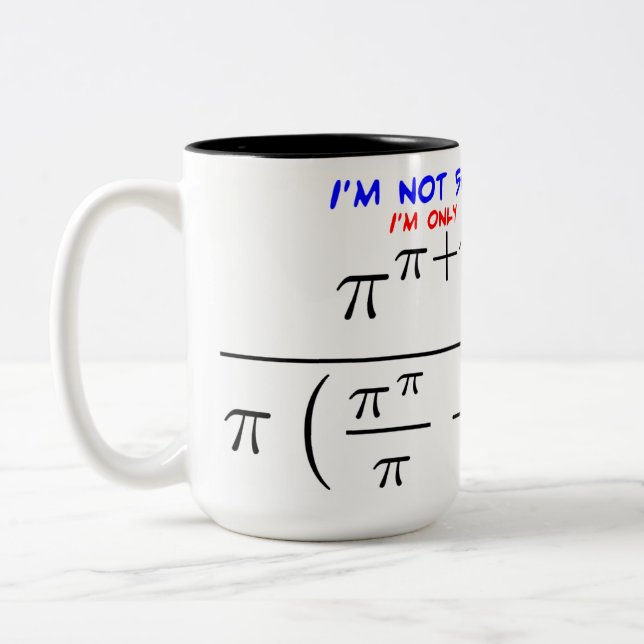 Taza Bicolor ¡No tengo 50 años! (Izquierda)