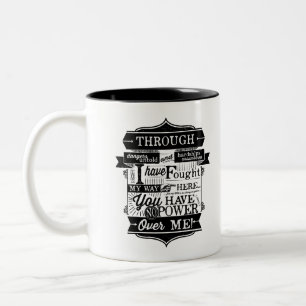 Taza Bicolor No tienes poder sobre mí